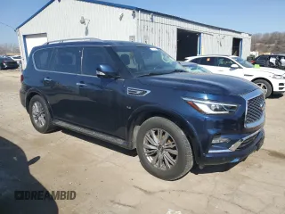 2020 Infiniti QX80 Luxe z VIN JN8AZ2NE2L9255411, wystawiony jako Copart lot #49269175 z przebiegiem 133 544 mil mil oraz Czysty tytuł • Clean title. Historia ofert i sprzedaży dostępna na DreamBid. Obrazek 4.
