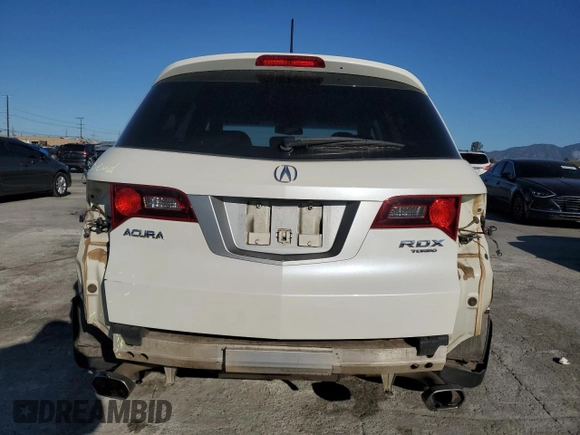 2011 Acura RDX Tech Pkg with VIN 5J8TB2H54BA001816, listed as a Copart auction lot 49785105 with 115,552 mi miles and Salvage Title. Bid and sale history available at carsss.com. Image 6.