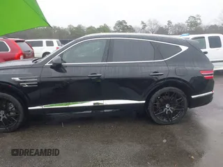 2022 Genesis GV80 with VIN KMUHCESC0NU083778, listed as a IAAI auction lot 41553215 with 93,384 mi miles and . Bid and sale history available at DreamBid. Image 14.