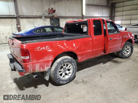 2007 Ford Ranger XLT with VIN 1FTZR45E17PA40548, listed as a Copart auction lot 45666215 with 106,373 mi miles and Salvage Title. Bid and sale history available at carsss.com. Image 3.
