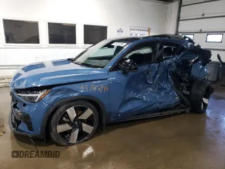 2023 Volvo C40 Recharge Pure Electric Ultimate with VIN YV4ED3GM3P2058250, listed as a Copart auction lot 48701894 with Not Provided miles. Bid and sale history available at carsss.com. Image 1.