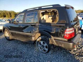 2003 Toyota Land Cruiser with VIN JTEHT05J732040978, listed as a Copart auction lot 80676984 with 155,365 mi miles and Salvage Title. Bid and sale history available at carsss.com. Image 2.