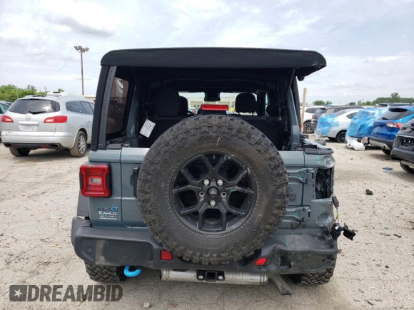 2024 Jeep Wrangler Sport S with VIN 1C4RJXN61RW192288, listed as a Copart auction lot 61786585 with 18,494 mi miles and Salvage title. Bid and sale history available at DreamBid. Image 6.
