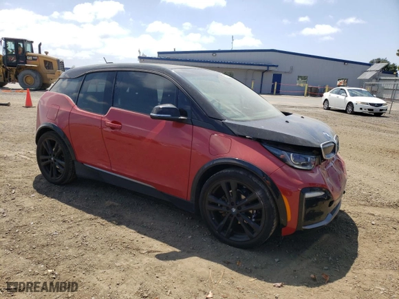 2019 BMW i3 s with VIN WBY8P8C5XK7D09667, listed as a Copart auction lot 56337243 with 32,750 mi miles. Bid and sale history available at carsss.com. Image 4.