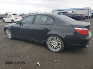 2005 BMW 5 Series 545i with VIN WBANB33515CN67474, listed as a Copart auction lot 47875175 with Not Provided miles and Salvage Title. Bid and sale history available at carsss.com. Image 2.