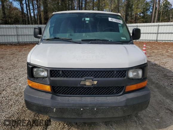 2014 Chevrolet Express Cargo Van with VIN 1GCWGGBA3E1210372, listed as a Copart auction lot 42110205 with 124,309 mi miles and Clean Title. Bid and sale history available at carsss.com. Image 5.
