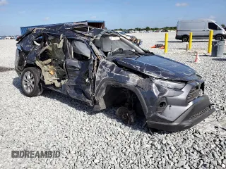 2020 Toyota RAV4 XLE Premium with VIN 2T3C1RFV4LW093137, listed as a Copart auction lot 51232465 with 0 mi miles and Non Repairable. Bid and sale history available at carsss.com. Image 4.
