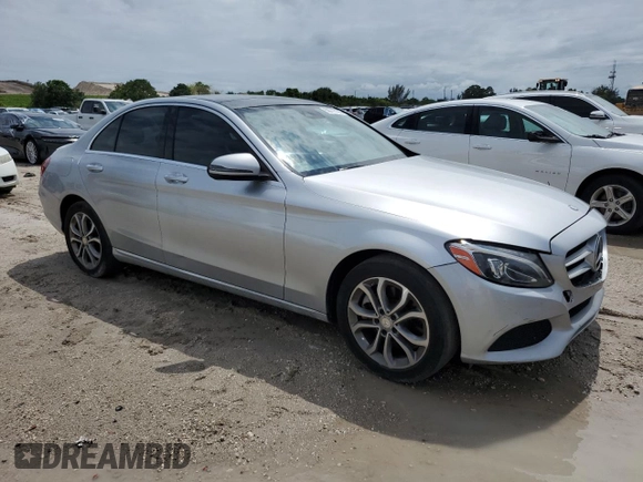 2016 Mercedes-Benz C 300 Luxury with VIN 55SWF4KB1GU135304, listed as a Copart auction lot 56778105 with 133,427 mi miles and Clean Title. Bid and sale history available at DreamBid. Image 4.