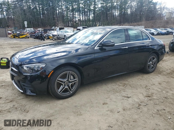2021 Mercedes-Benz E-Class E 350 with VIN W1KZF8EB7MA902018, listed as a Copart auction lot 50579785 with 44,552 mi miles and Salvage Title. Bid and sale history available at carsss.com. Image 1.