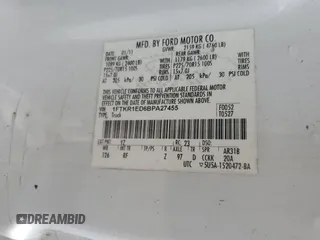 2011 Ford Ranger XL with VIN 1FTKR1ED6BPA27455, listed as a Copart auction lot 58354945 with 263,663 mi miles and Salvage title. Bid and sale history available at DreamBid. Image 12.