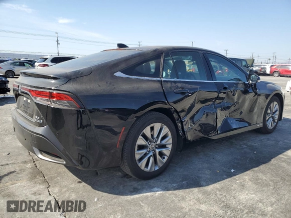 2023 Toyota Mirai XLE with VIN JTDAAAAAXPA009226, listed as a Copart auction lot 42652835 with 12,973 mi miles and Salvage Title. Bid and sale history available at carsss.com. Image 3.