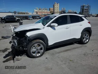 2022 Hyundai Kona SEL with VIN KM8K62AB6NU916731, listed as a Copart auction lot 48024975 with 0 mi miles and Salvage Title. Bid and sale history available at carsss.com. Image 1.
