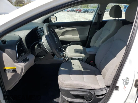 2017 Hyundai Elantra SE with VIN 5NPD74LF4HH136716, listed as a Copart auction lot 53873635 with 103,092 mi miles and Salvage Title. Bid and sale history available at DreamBid. Image 7.