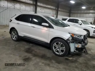2017 Ford Edge Titanium with VIN 2FMPK4K83HBC14599, listed as a Copart auction lot 49268825 with 114,041 mi miles and Salvage Title. Bid and sale history available at carsss.com. Image 4.