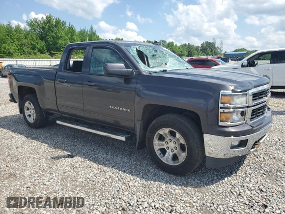 2015 Chevrolet Silverado 1500 LT with VIN 1GCVKREC8FZ269097, listed as a Copart auction lot 54595655 with 154,361 mi miles and Salvage Title. Bid and sale history available at DreamBid. Image 4.