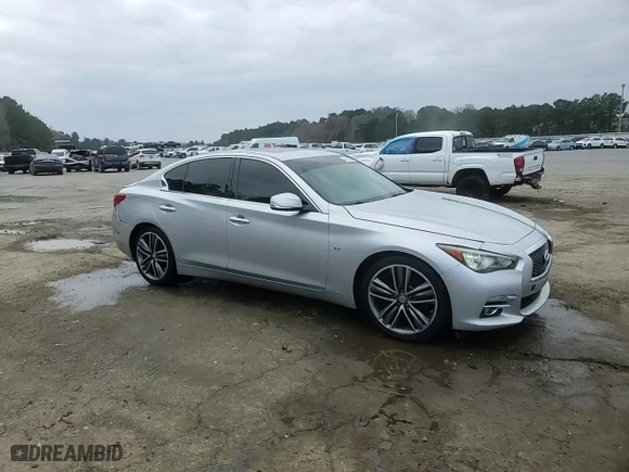 2014 Infiniti Q50 with VIN JN1BV7AP0EM688292, listed as a Copart auction lot 44427385 with 174,233 mi miles and Salvage Title. Bid and sale history available at carsss.com. Image 13.