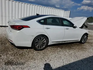 2015 Hyundai Genesis 3.8L with VIN KMHGN4JE2FU046833, listed as a Copart auction lot 65917254 with 78,374 mi miles and Clean Title. Bid and sale history available at carsss.com. Image 3.