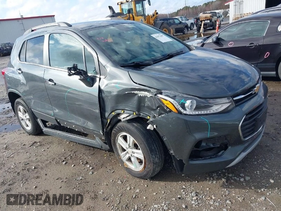 2017 Chevrolet Trax LT with VIN KL7CJPSB4HB167833, listed as a IAAI auction lot 41673007 with 81,333 mi miles. Bid and sale history available at carsss.com. Image 1.