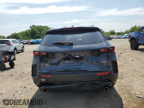 2024 Mazda CX-50 S Premium with VIN 7MMVABDM9RN180607, listed as a Copart auction lot 62893005 with 37,038 mi miles and Non repairable. Bid and sale history available at DreamBid. Image 6.