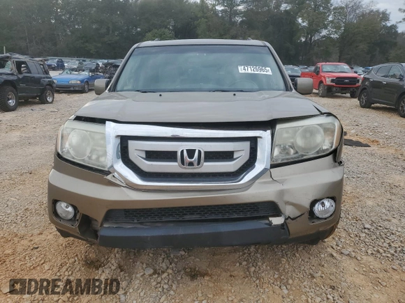 2011 Honda Pilot EX-L with VIN 5FNYF4H55BB066007, listed as a Copart auction lot 47126965 with 268,201 mi miles and Salvage Title. Bid and sale history available at carsss.com. Image 5.