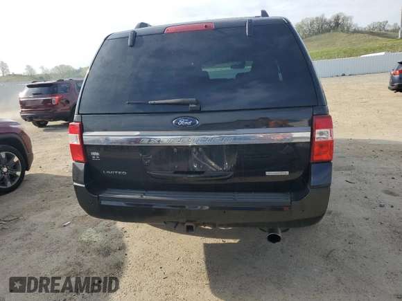 2017 Ford Expedition Max Limited z VIN 1FMJK2AT5HEA75855, wystawiony jako Copart lot #55259255 z przebiegiem 131 620 mil mil oraz Czysty tytuł • Clean title. Historia ofert i sprzedaży dostępna na DreamBid. Obrazek 6.