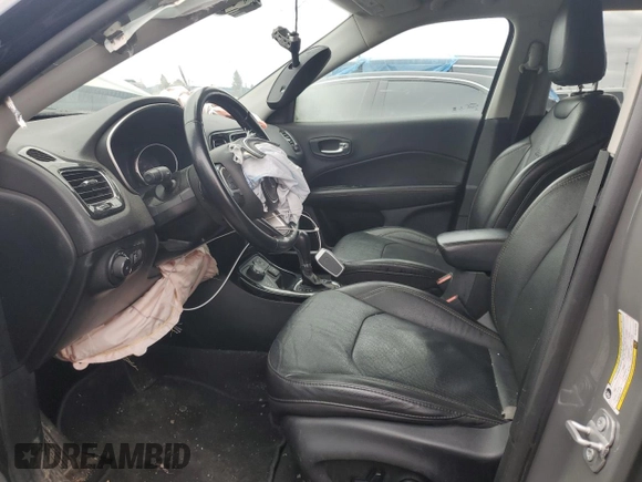 2021 Jeep Compass Limited with VIN 3C4NJDCB0MT551058, listed as a Copart auction lot 47301095 with 47,256 mi miles and Salvage Title. Bid and sale history available at DreamBid. Image 7.
