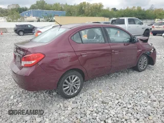 2018 Mitsubishi Mirage G4 SE with VIN ML32F4FJ9JHF15182, listed as a Copart auction lot 73180074 with 75,299 mi miles and Salvage Title. Bid and sale history available at carsss.com. Image 3.