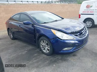2013 Hyundai Sonata GLS with VIN 5NPEB4AC8DH598296, listed as a IAAI auction lot 41773200 with 184,071 mi miles and . Bid and sale history available at carsss.com. Image 1.