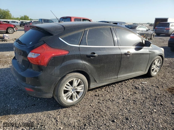 2012 Ford Focus SEL with VIN 1FAHP3M22CL253597, listed as a Copart auction lot 52731725 with 185,802 mi miles and Clean Title. Bid and sale history available at carsss.com. Image 3.