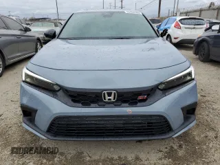 2024 Honda Civic Si with VIN 2HGFE1E57RH473667, listed as a Copart auction lot 53494905 with 12,576 mi miles and Salvage title. Bid and sale history available at DreamBid. Image 5.