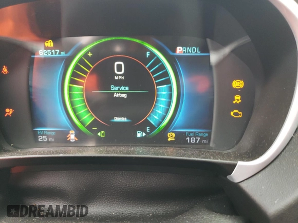 2017 Chevrolet Volt LT with VIN 1G1RC6S58HU102136, listed as a Copart auction lot 68754082 with 62,517 mi miles. Bid and sale history available at carsss.com. Image 9.