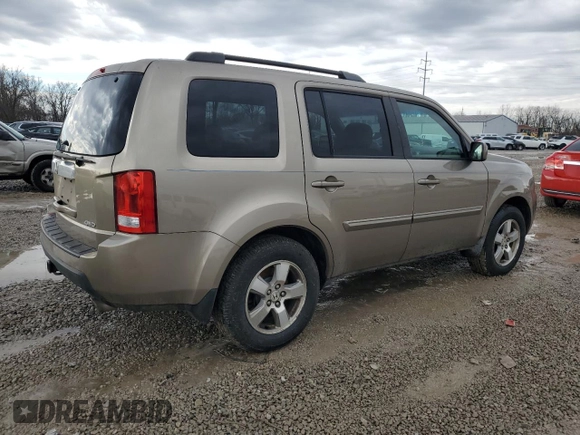 2009 Honda Pilot EX with VIN 5FNYF48489B043483, listed as a Copart auction lot 46344755 with 178,833 mi miles and Salvage Title. Bid and sale history available at DreamBid. Image 3.