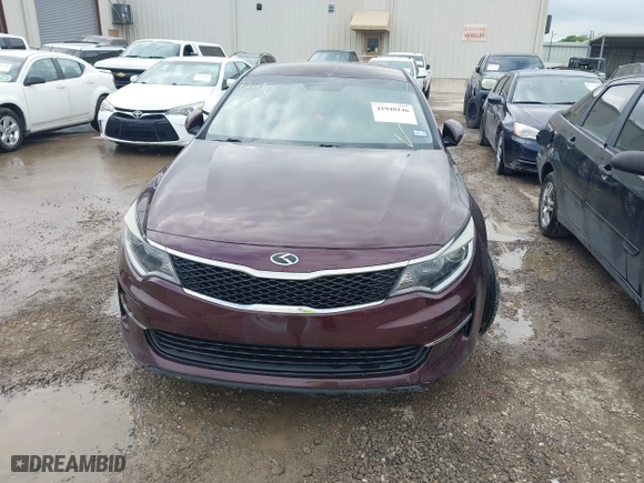 2016 Kia Optima LX with VIN 5XXGT4L3XGG027430, listed as a IAAI auction lot 41940146 with 75,456 mi miles. Bid and sale history available at carsss.com. Image 12.