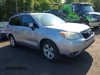 2014 Subaru Forester Touring z VIN JF2SJAMC2EH548849, wystawiony jako IAAI lot #42552396 z przebiegiem 196 130 mil mil oraz . Historia ofert i sprzedaży dostępna na DreamBid. Obrazek 1.