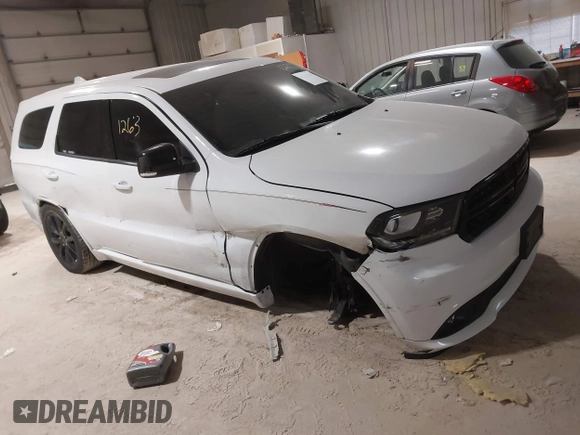 2017 Dodge Durango R/T with VIN 1C4SDJCT0HC704072, listed as a IAAI auction lot 41231263 with 105,080 mi miles and . Bid and sale history available at DreamBid. Image 1.
