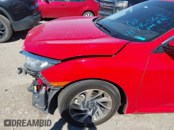2018 Honda Civic EX with VIN 2HGFC2F78JH517515, listed as a IAAI auction lot 41716563 with 96,675 mi miles and . Bid and sale history available at DreamBid. Image 6.