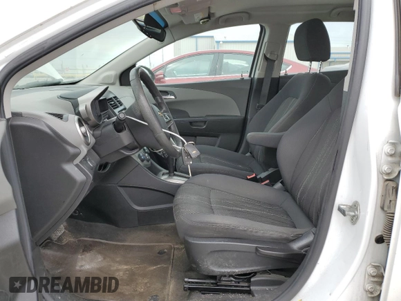 2016 Chevrolet Sonic LT with VIN 1G1JC6SH5G4112807, listed as a Copart auction lot 48377235 with 175,249 mi miles and Salvage Title. Bid and sale history available at carsss.com. Image 7.