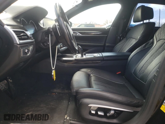 2017 BMW 7 Series 750i with VIN WBA7F0C30HGM21882, listed as a Copart auction lot 46093973 with 53,535 mi miles. Bid and sale history available at carsss.com. Image 7.