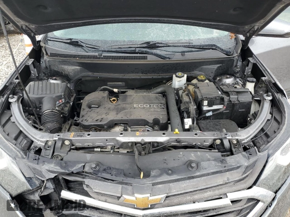 2018 Chevrolet Equinox LT with VIN 3GNAXJEV1JL122582, listed as a Copart auction lot 50991345 with 114,264 mi miles and Salvage Title. Bid and sale history available at carsss.com. Image 12.