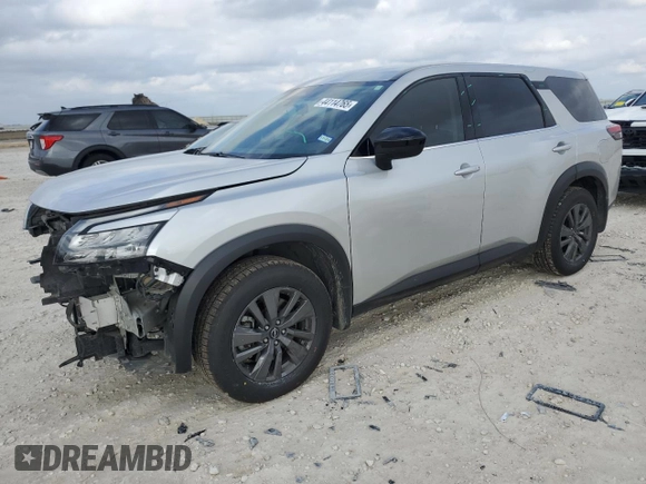 2023 Nissan Pathfinder S with VIN 5N1DR3AC6PC209572, listed as a Copart auction lot 44114765 with 48,319 mi miles and Clean title. Bid and sale history available at DreamBid. Image 1.