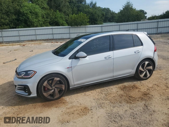 2020 Volkswagen GTI S with VIN 3VW6T7AU4LM013389, listed as a Copart auction lot 69842314 with 62,907 mi miles and Salvage Title. Bid and sale history available at DreamBid. Image 1.