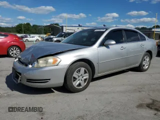 2006 Chevrolet Impala LS z VIN 2G1WB55K169345721, wystawiony jako Copart lot #58388475 z przebiegiem 165 104 mil mil oraz Czysty tytuł • Clean title. Historia ofert i sprzedaży dostępna na DreamBid. Obrazek 1.