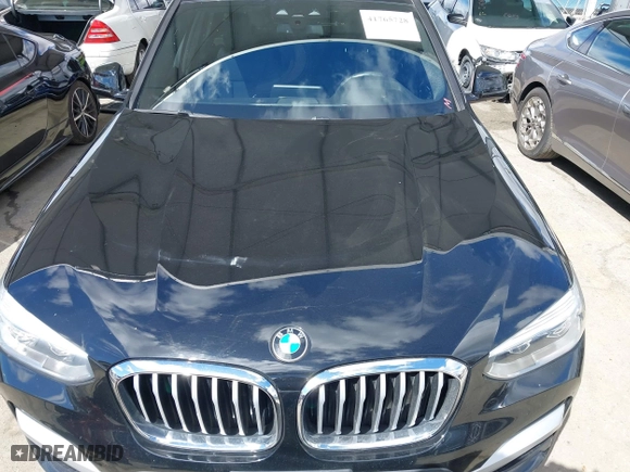 2021 BMW X3 sDrive30i with VIN 5UXTY3C07M9G14775, listed as a IAAI auction lot 41765728 with 54,612 mi miles. Bid and sale history available at carsss.com. Image 13.