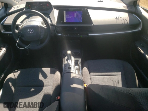 2024 Toyota Prius LE with VIN JTDACAAUXR3028550, listed as a Copart auction lot 58092395 with 23,787 mi miles and Salvage title. Bid and sale history available at DreamBid. Image 8.