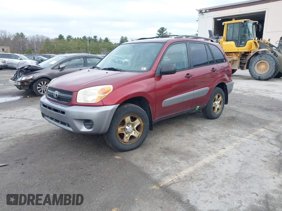 2005 Toyota RAV4 with VIN JTEHD20V350067774, listed as a IAAI auction lot 41969155 with 125,297 mi miles. Bid and sale history available at carsss.com. Image 2.