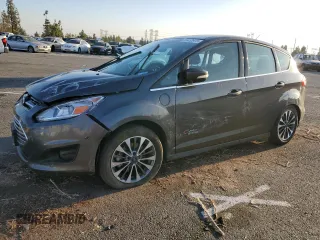 2017 Ford C-Max Energi Titanium with VIN 1FADP5FU2HL113484, listed as a Copart auction lot 80453973 with 323,914 mi miles. Bid and sale history available at carsss.com. Image 1.