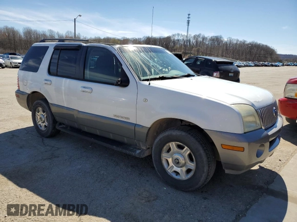2002 Mercury Mountaineer Convenience z VIN 4M2ZU86W02ZJ29211, wystawiony jako Copart lot #50200055 z przebiegiem 205 167 mil mil oraz Szkody całkowita. Historia ofert i sprzedaży dostępna na DreamBid. Obrazek 4.