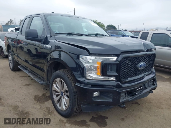 2018 Ford F-150 XL with VIN 1FTEX1EP6JKF59667, listed as a IAAI auction lot 42410311 with 134,385 mi miles and . Bid and sale history available at DreamBid. Image 1.