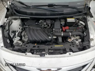 2016 Nissan Versa S Plus with VIN 3N1CN7AP8GL877046, listed as a Copart auction lot 53356795 with 80,222 mi miles and Salvage Title. Bid and sale history available at carsss.com. Image 11.