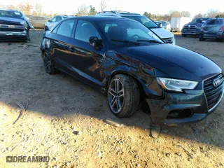 2017 Audi A3 Sedan Premium with VIN WAUAUGFF6H1037800, listed as a IAAI auction lot 41151469 with 53,752 mi miles. Bid and sale history available at carsss.com. Image 1.